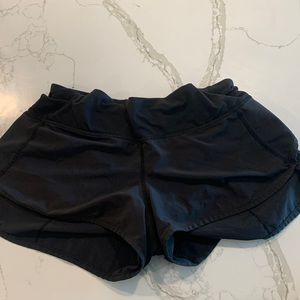Lulu lemon shorts with permanent tie